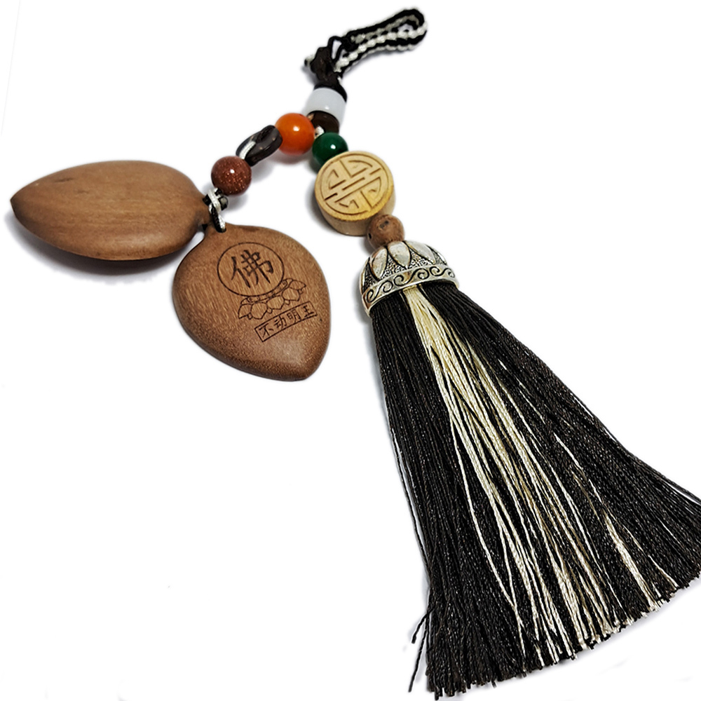 不動明王{檀香木}肖雞守護神掛飾【十方】152190