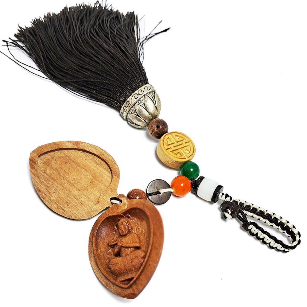 大勢至菩薩{檀香木}掛飾【十方】152222