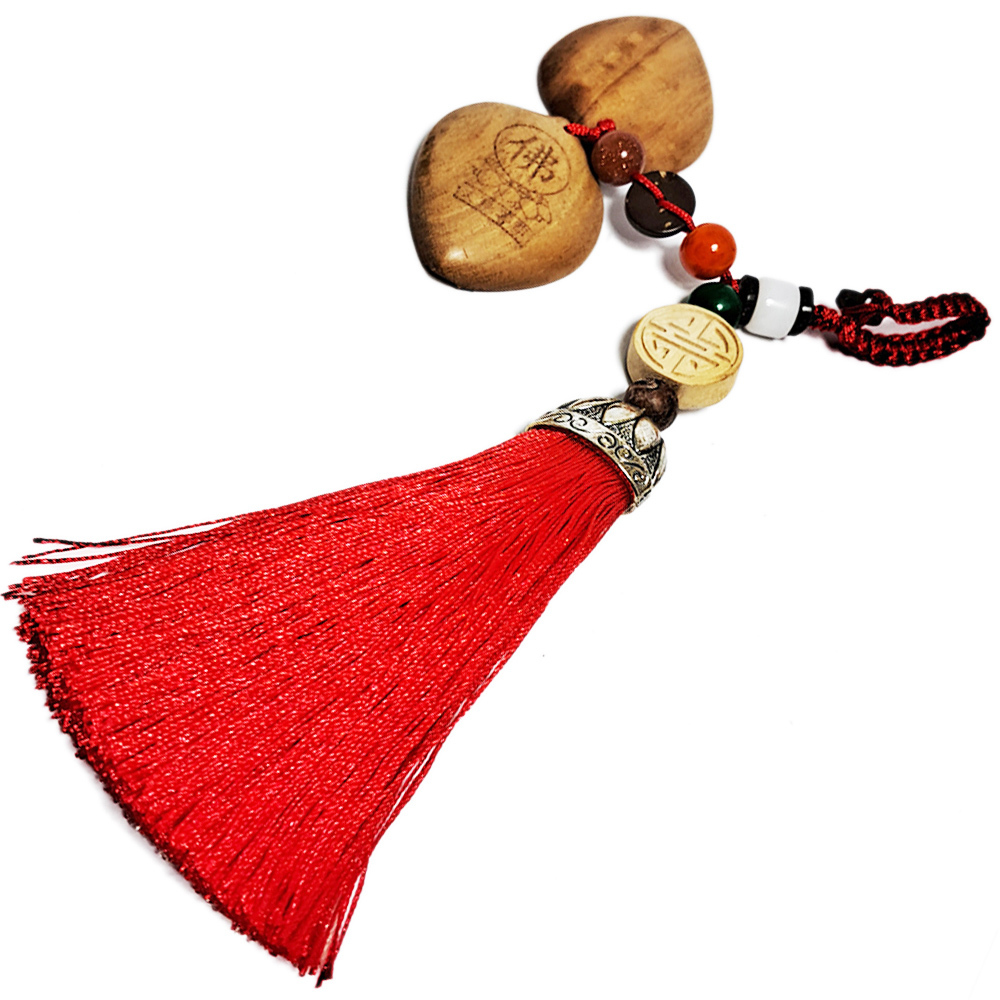 文殊菩薩{檀香木}掛飾【十方】152212