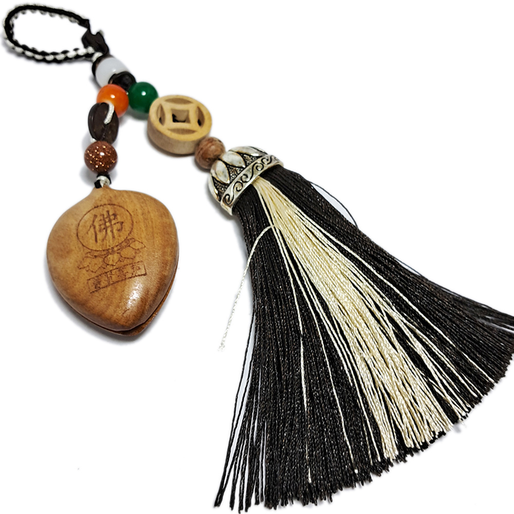 普賢菩薩{檀香木}掛飾【十方】152198