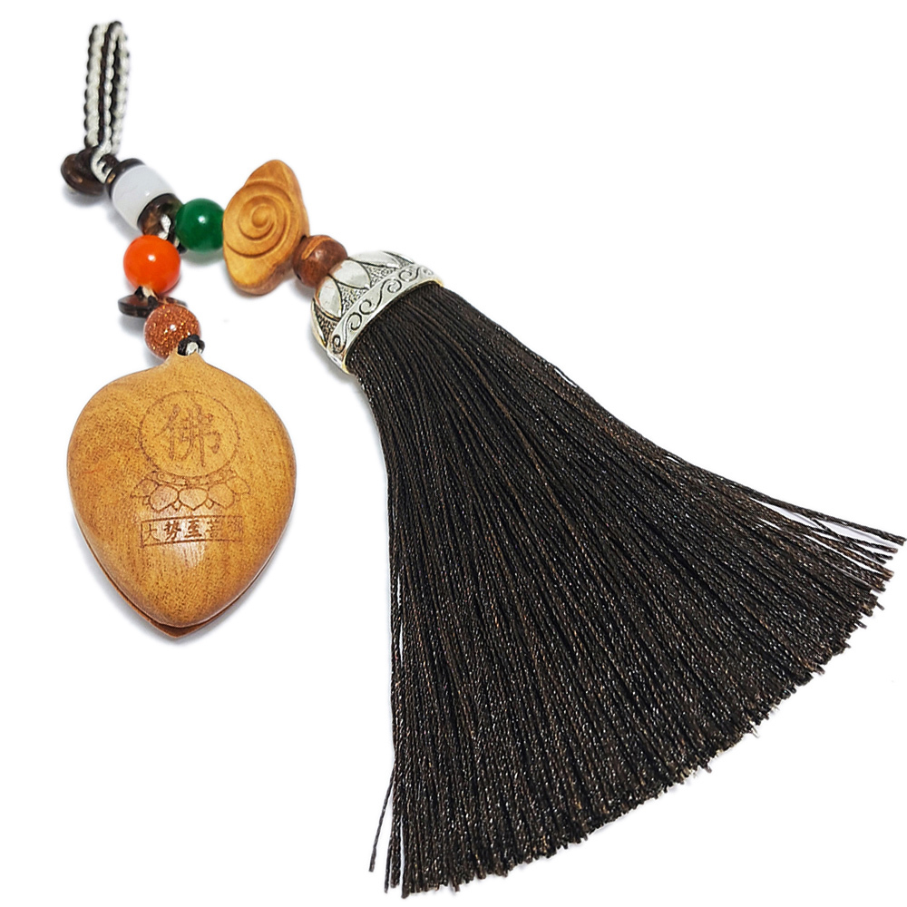 大勢至菩薩{檀香木}掛飾【十方】152223