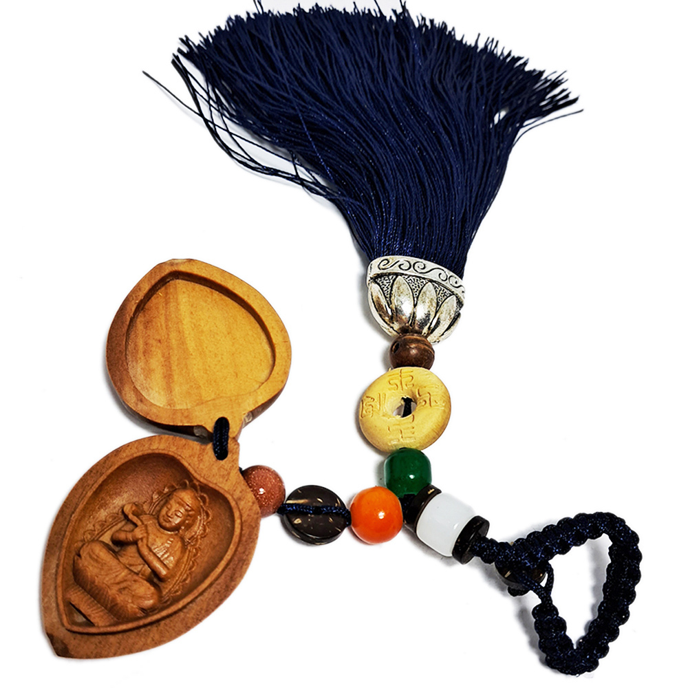 大勢至菩薩{檀香木}掛飾【十方】152218