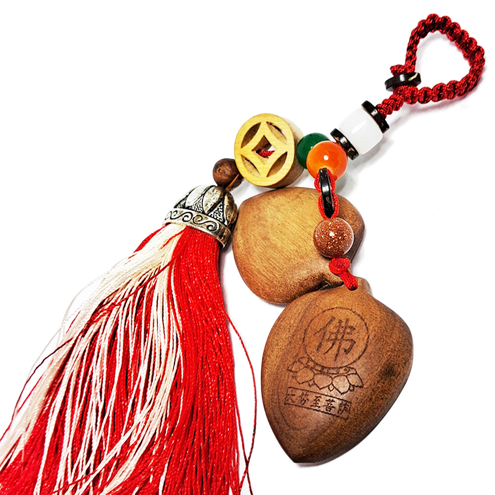 大勢至菩薩{檀香木}掛飾【十方】152221