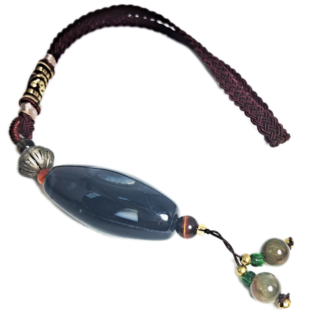 天珠{瑪瑙}&蓮花掛飾【十方】152612