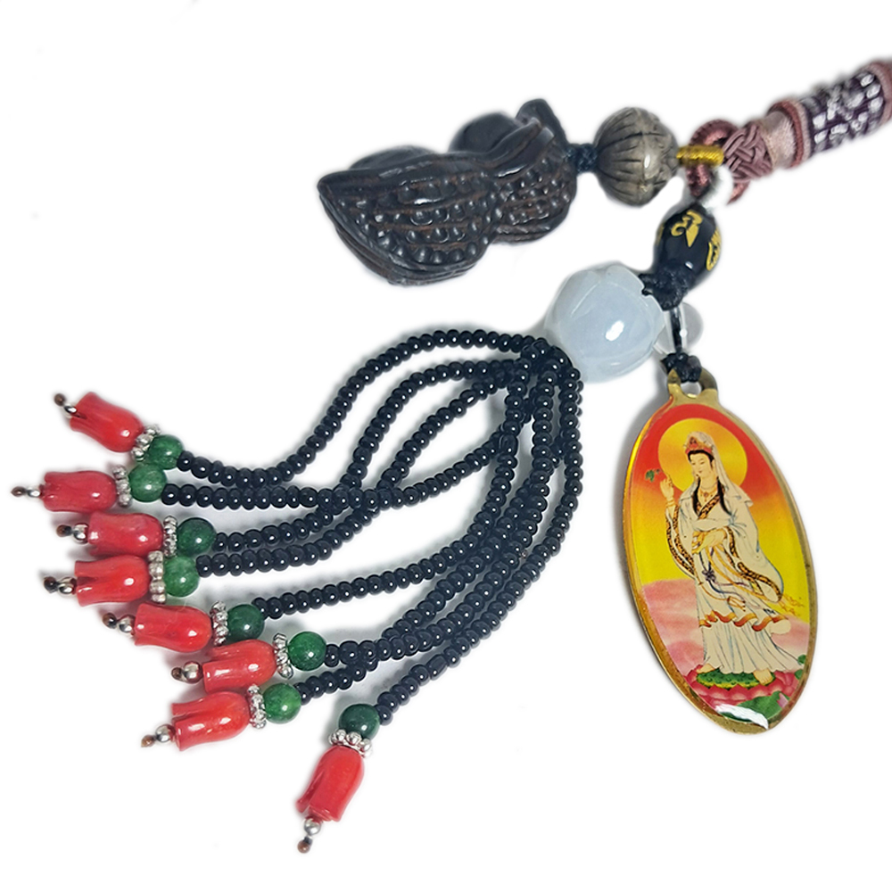 觀音&好事發生{黑檀}法寶掛飾【十方】152607