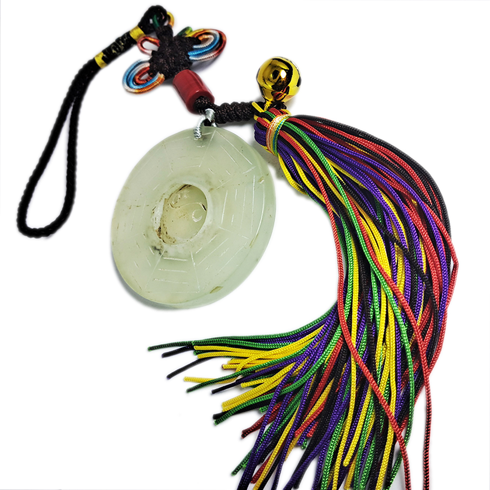 太極八卦{古玉}掛飾【十方】152604