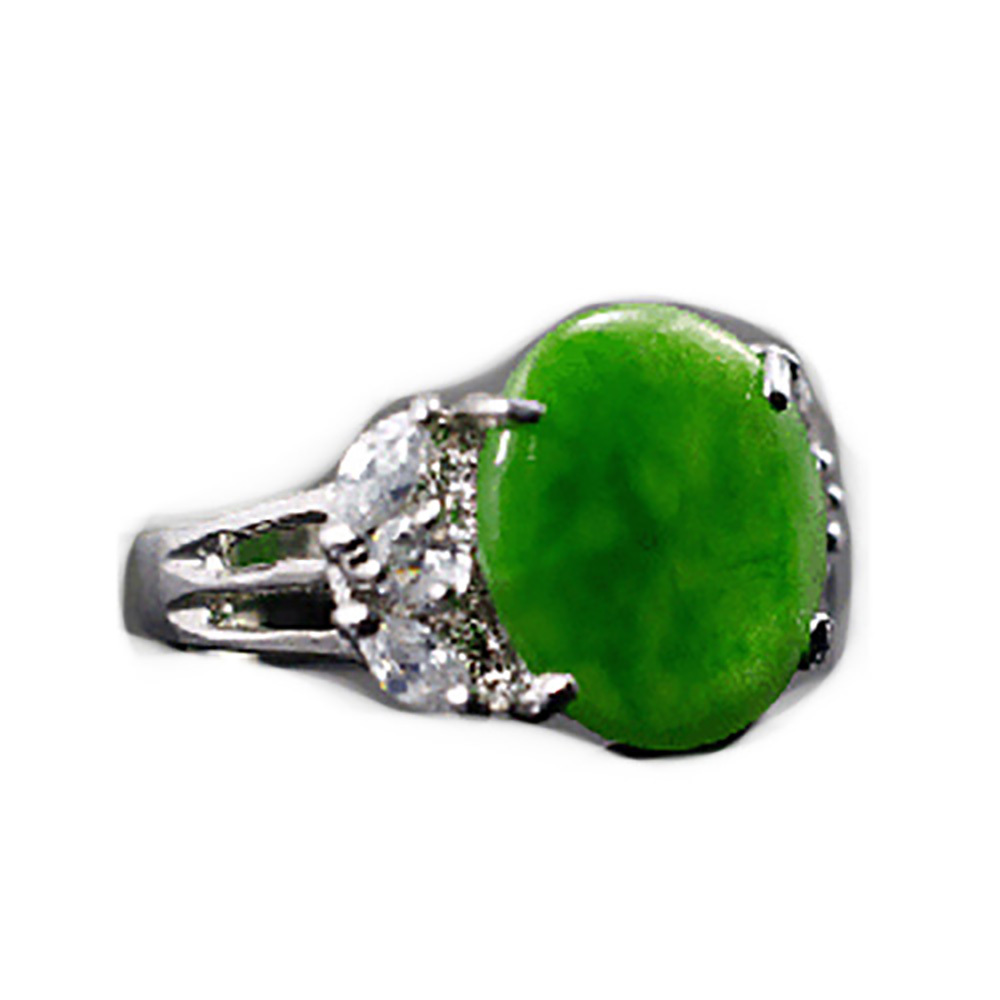 翡翠{馬來玉}戒指【十方】119925