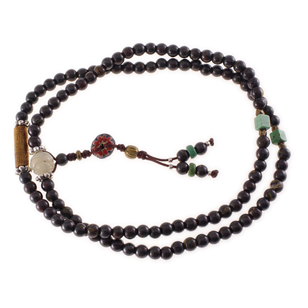 金珊瑚&鐵虎眼108念珠4mm【十方】120934