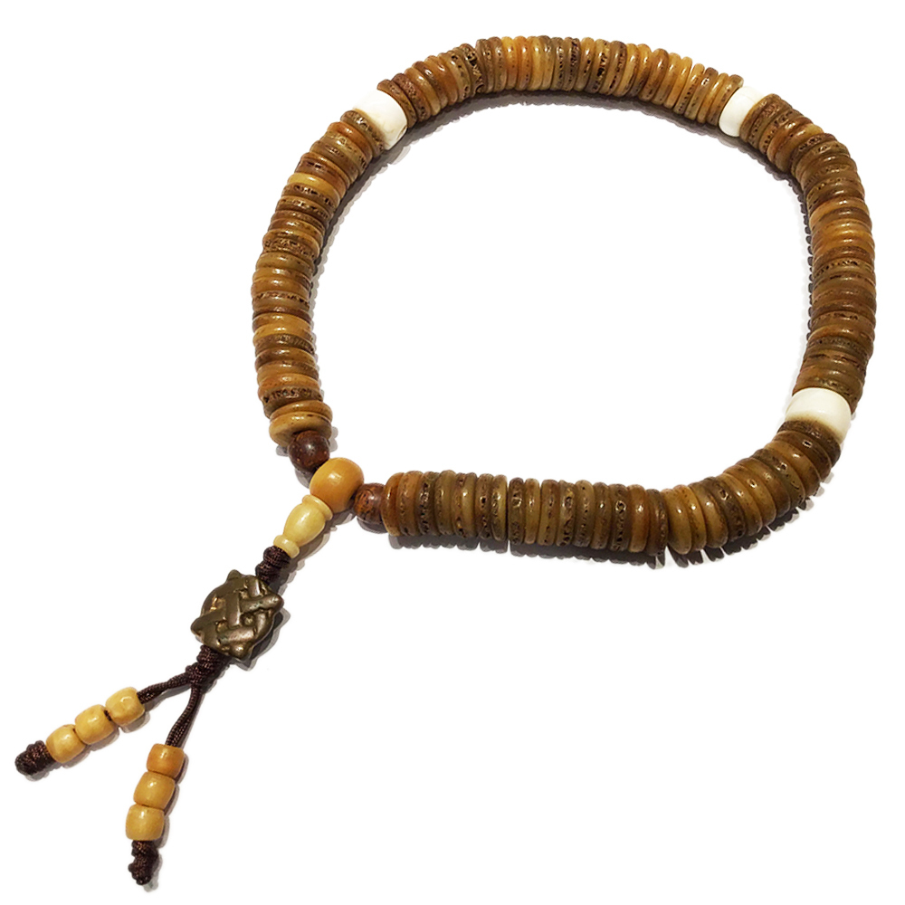 吉祥結&藏密骨盤珠108念珠16*5mm【十方】120801