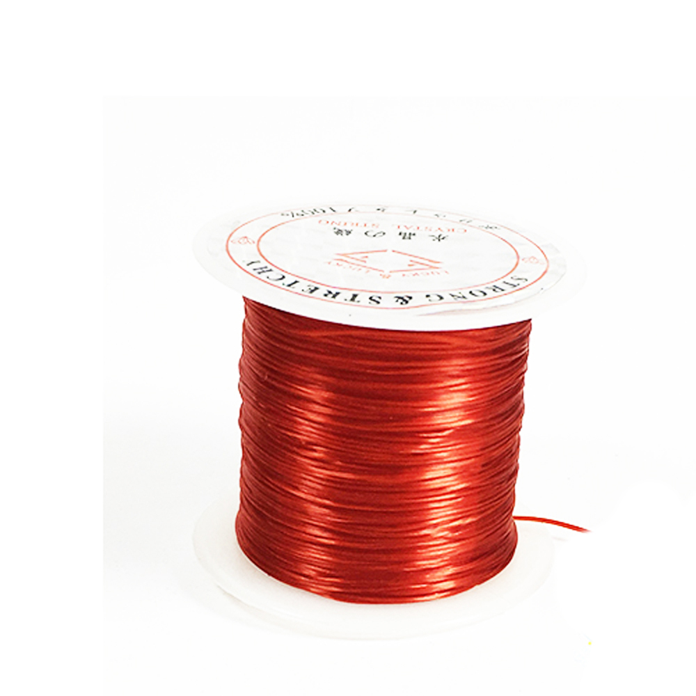  佛珠鬆緊蠶絲線{紅色}【十方】116164