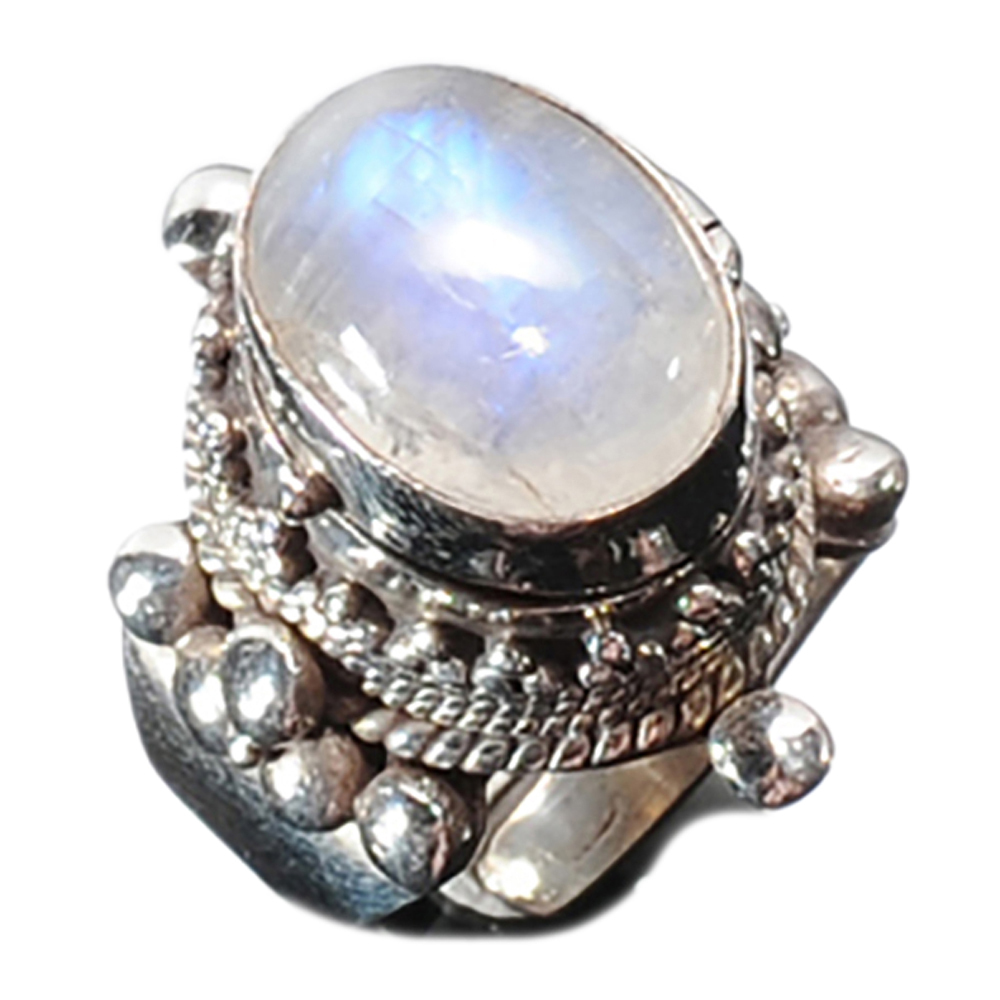 月光石{嘎屋}925銀戒【十方】127282