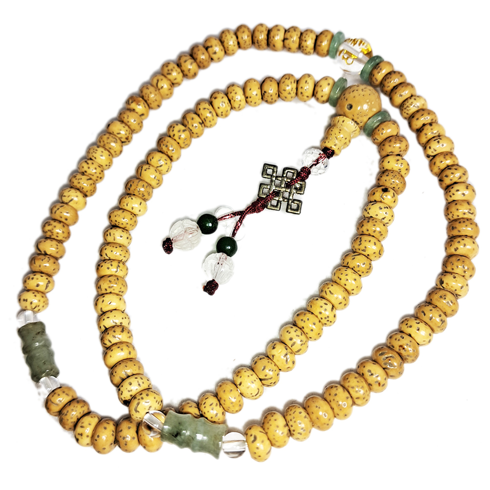 吉祥結&星月菩提108念珠4*6mm【十方】124960