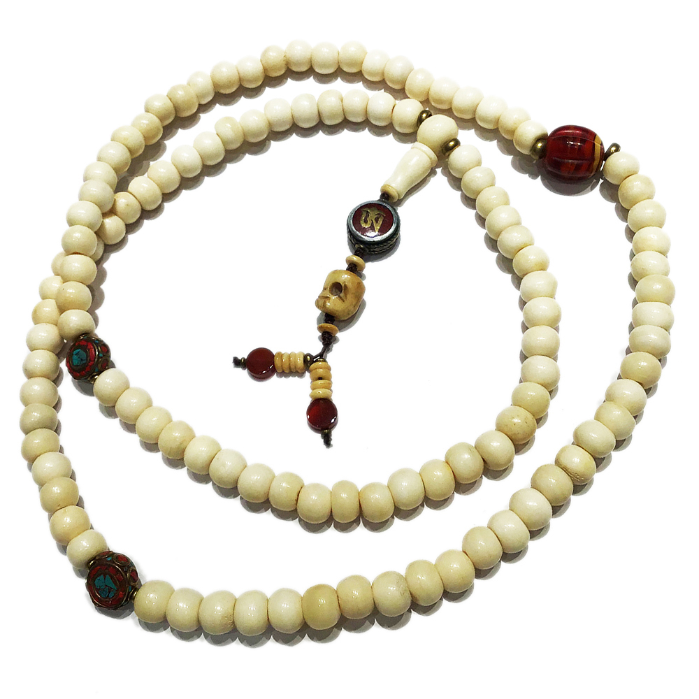 琉璃{福瓜}&骨珠108念珠7*9mm【十方】127348