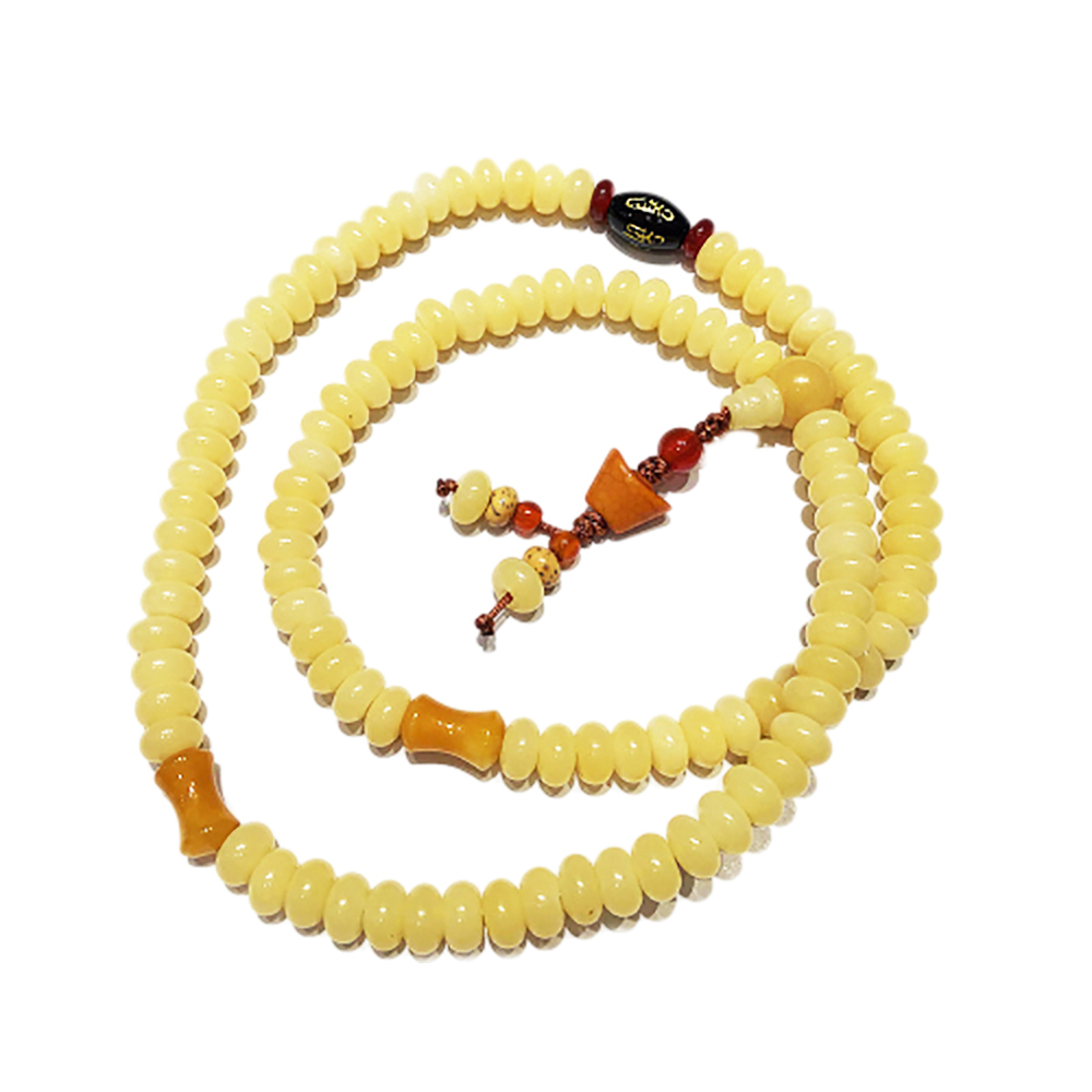 元寶&菩提根108念珠4*8mm【十方】130009