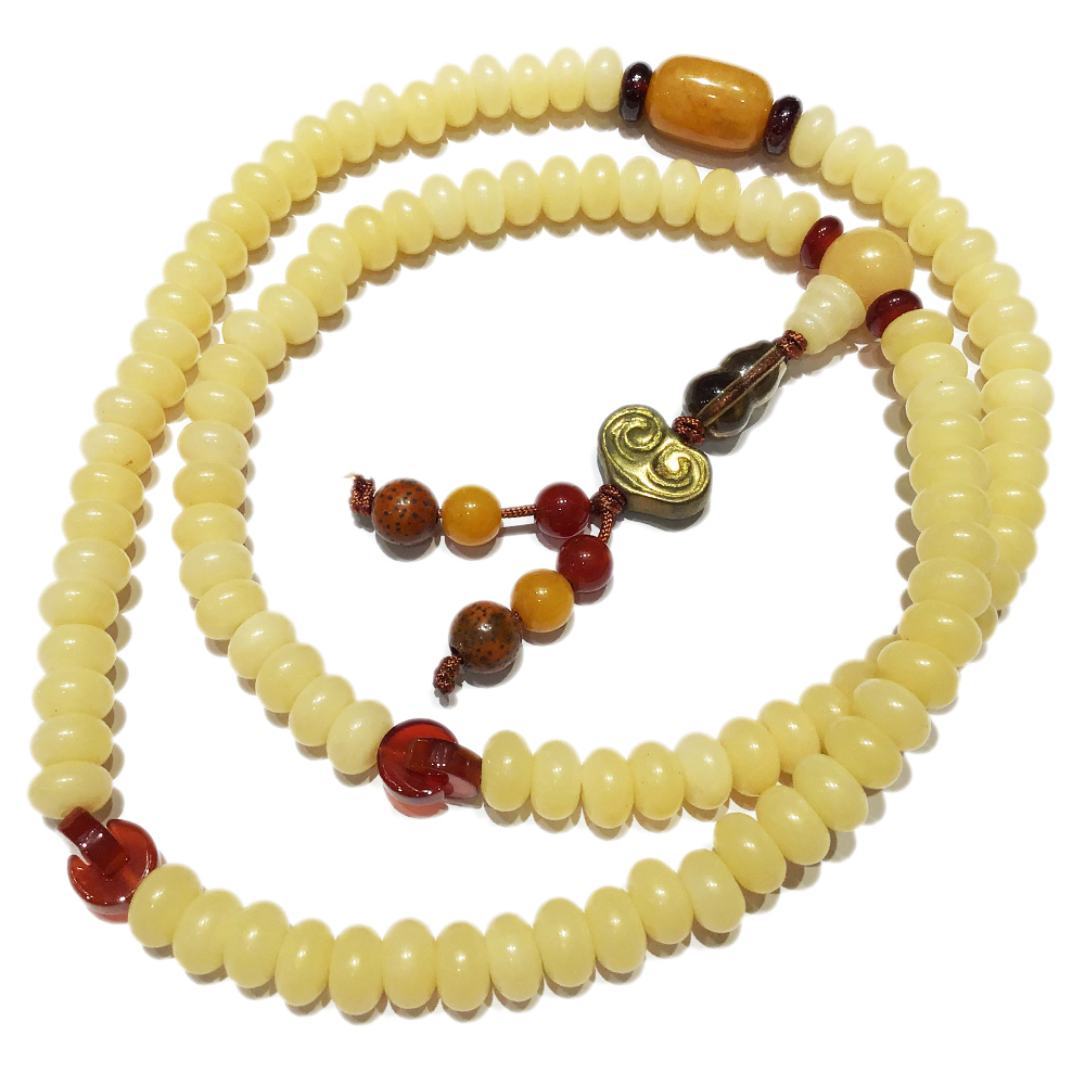 如意&菩提根108念珠4*8mm【十方】129971