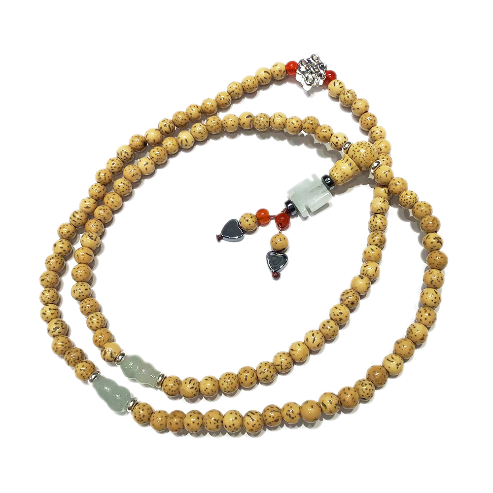 平安扣&星月菩提108念珠5mm【十方】130156