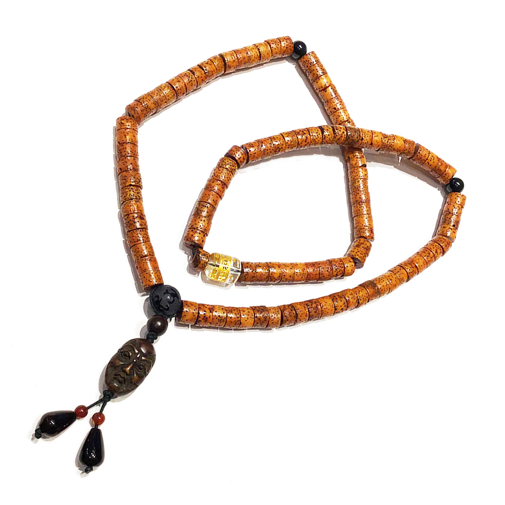 羅漢+星月菩提子108念珠8*5mm【十方】135316