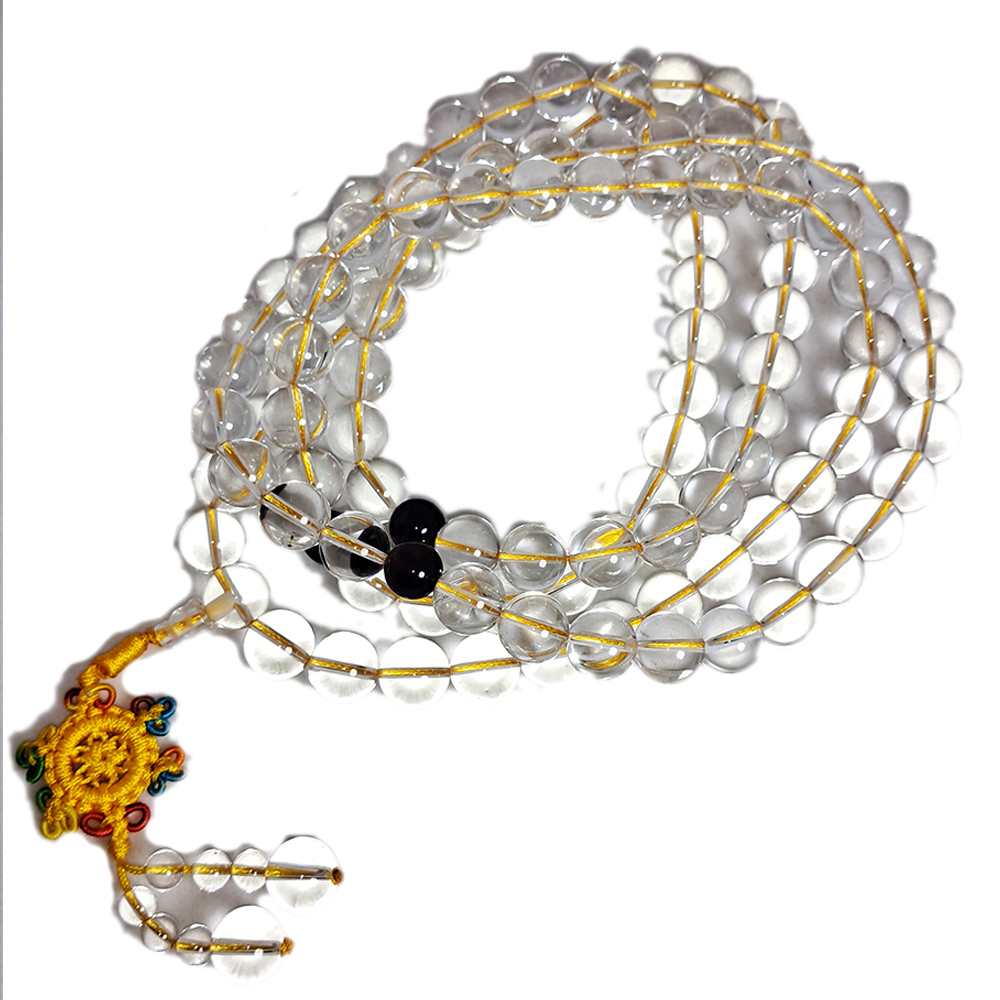 水晶108念珠12mm【十方】134761