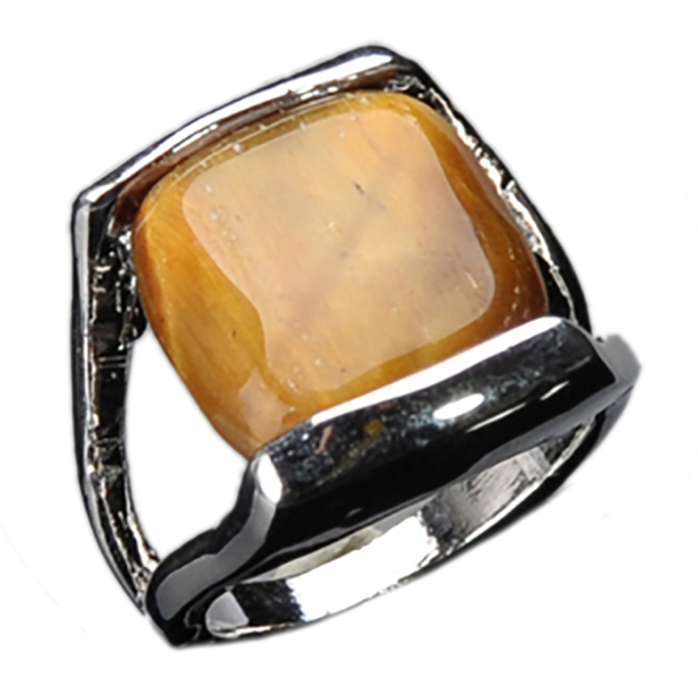 虎眼石{招財}戒只 18 mm【十方】136312