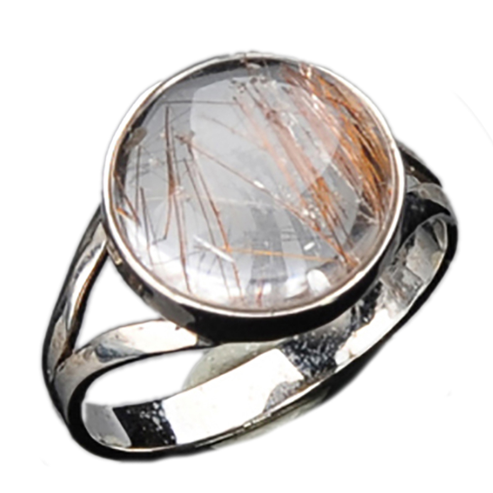 銅鈦晶{水晶}戒只 18mm【十方】136300