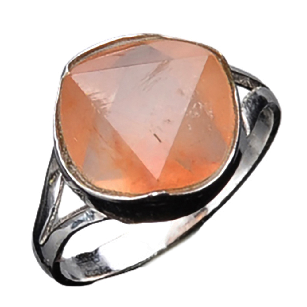 紅兔毛髮晶{大衛星}戒只 18 mm【十方】136275