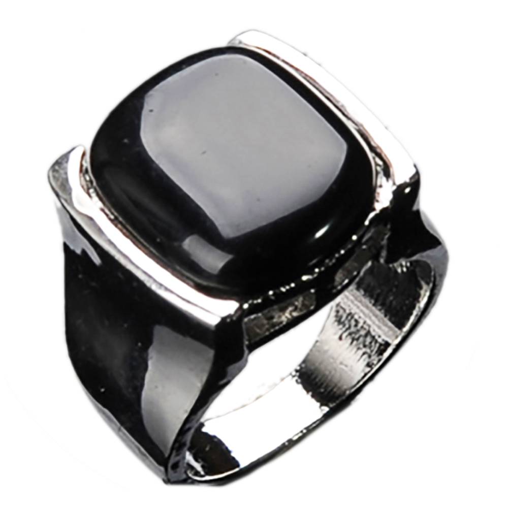 黑玉髓{防小人}戒只 18mm【十方】136306