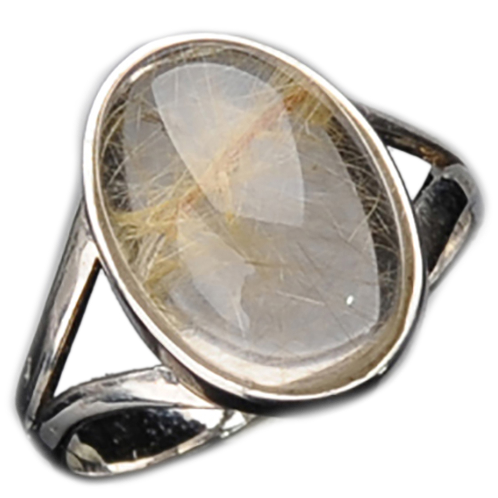 鈦晶{水晶}戒只 17mm【十方】136302