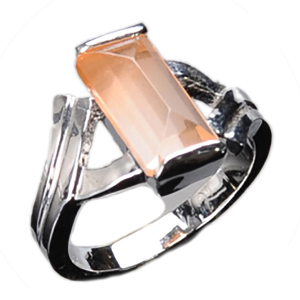 紅兔毛髮晶戒指17 mm【十方】136336