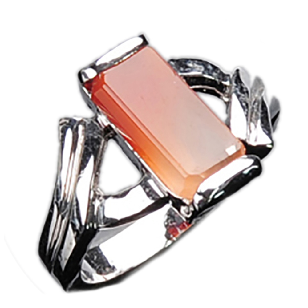 紅兔毛髮晶戒指18 mm【十方】136388