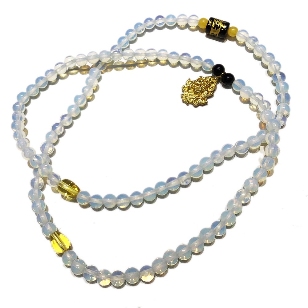 八吉祥+蛋白石108念珠6mm【十方】136755