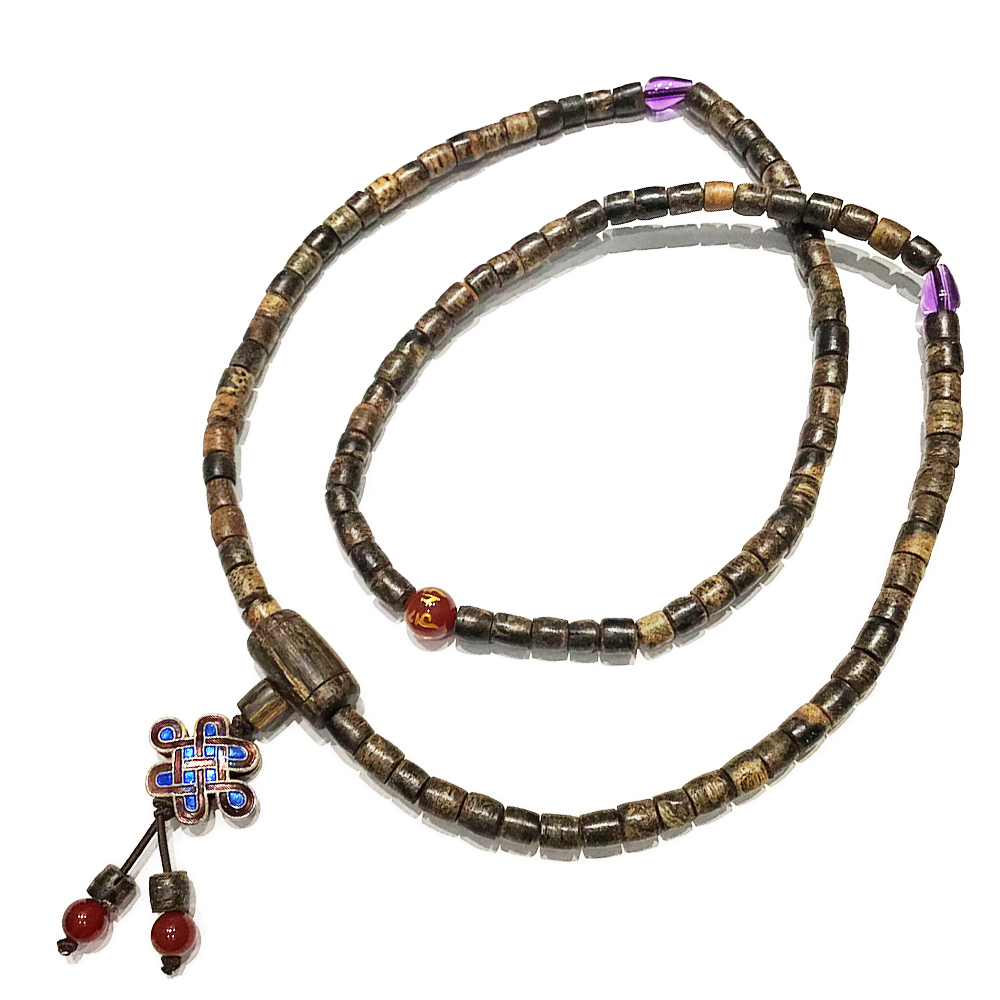 吉祥結+沉香木念珠6mm【十方】137033