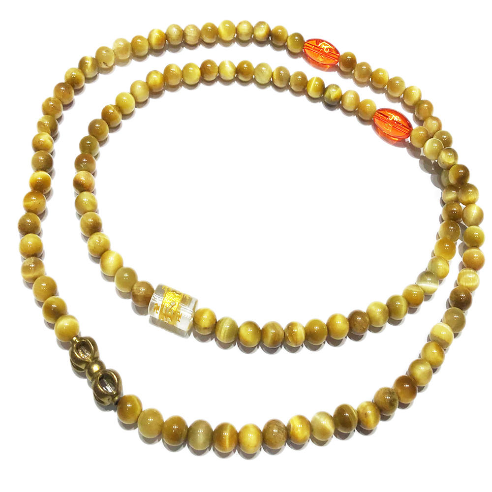 金剛杵+白虎眼108念珠7mm【十方】137370