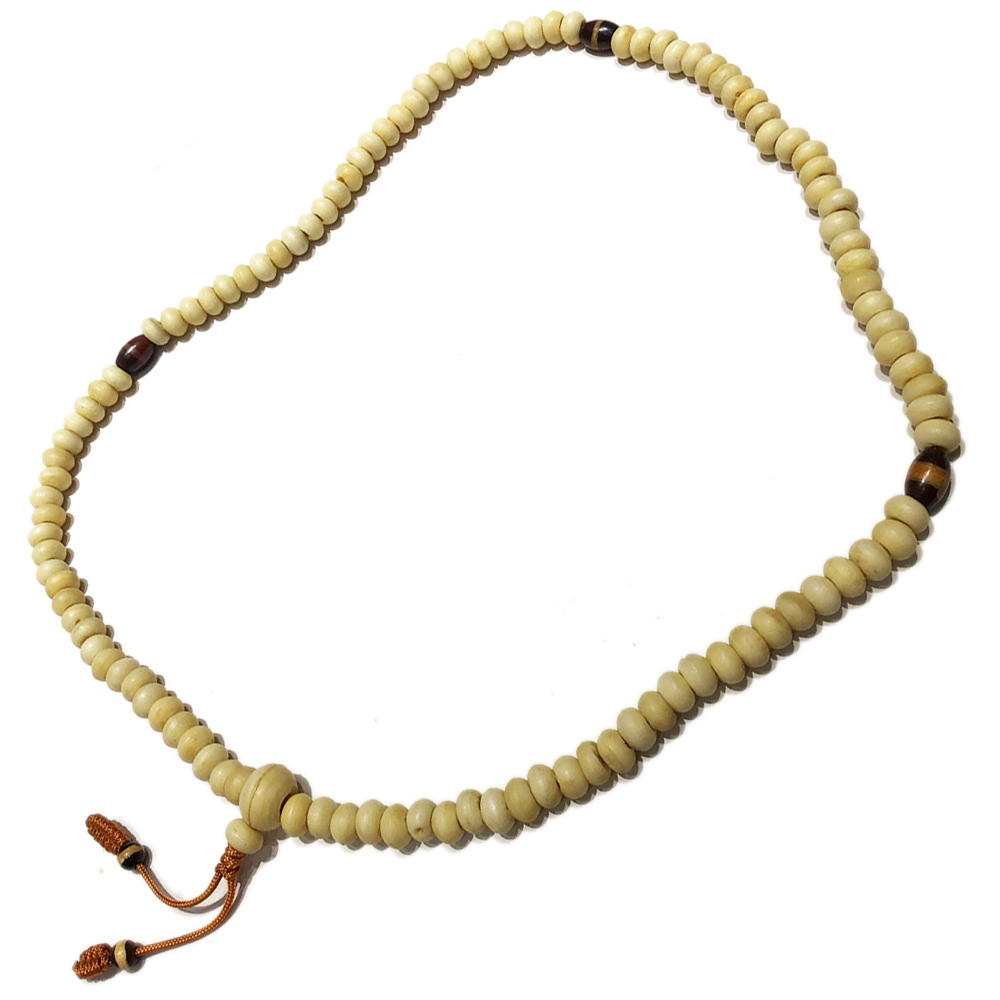 線珠+椰殼108念珠9*6mm【十方】137987