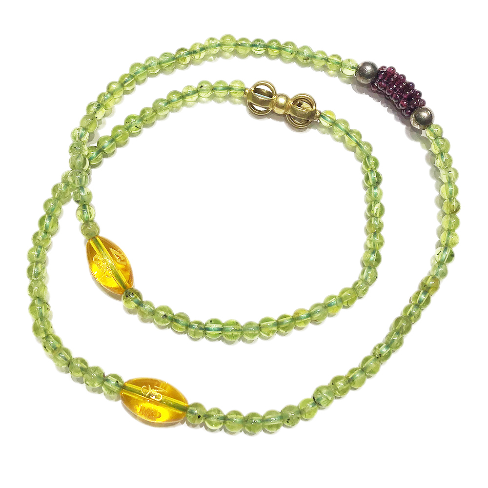 金剛杵+橄欖石108念珠4mm【十方】138316