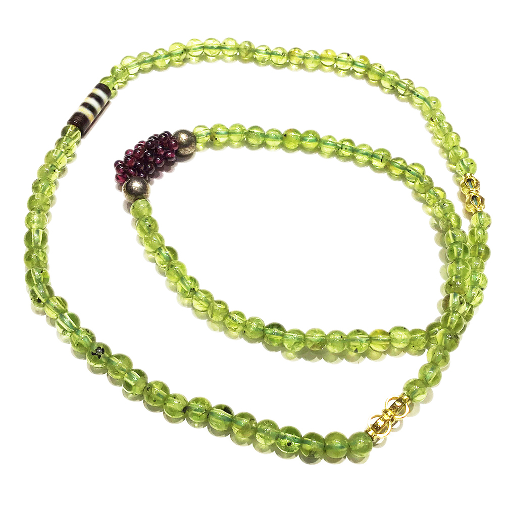 藥師線珠+橄欖石108念珠4mm【十方】138317