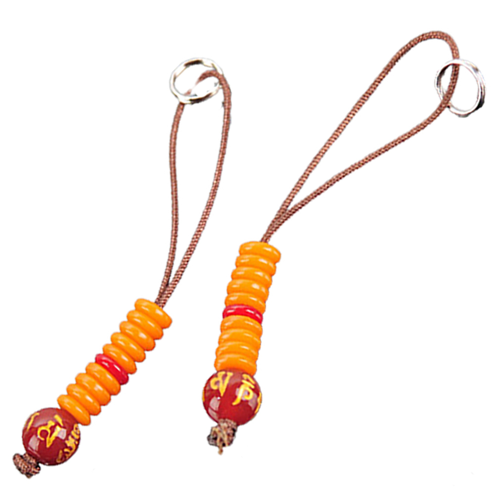 六字真言(紅玉髓)+蜜納計數珠【十方】140326