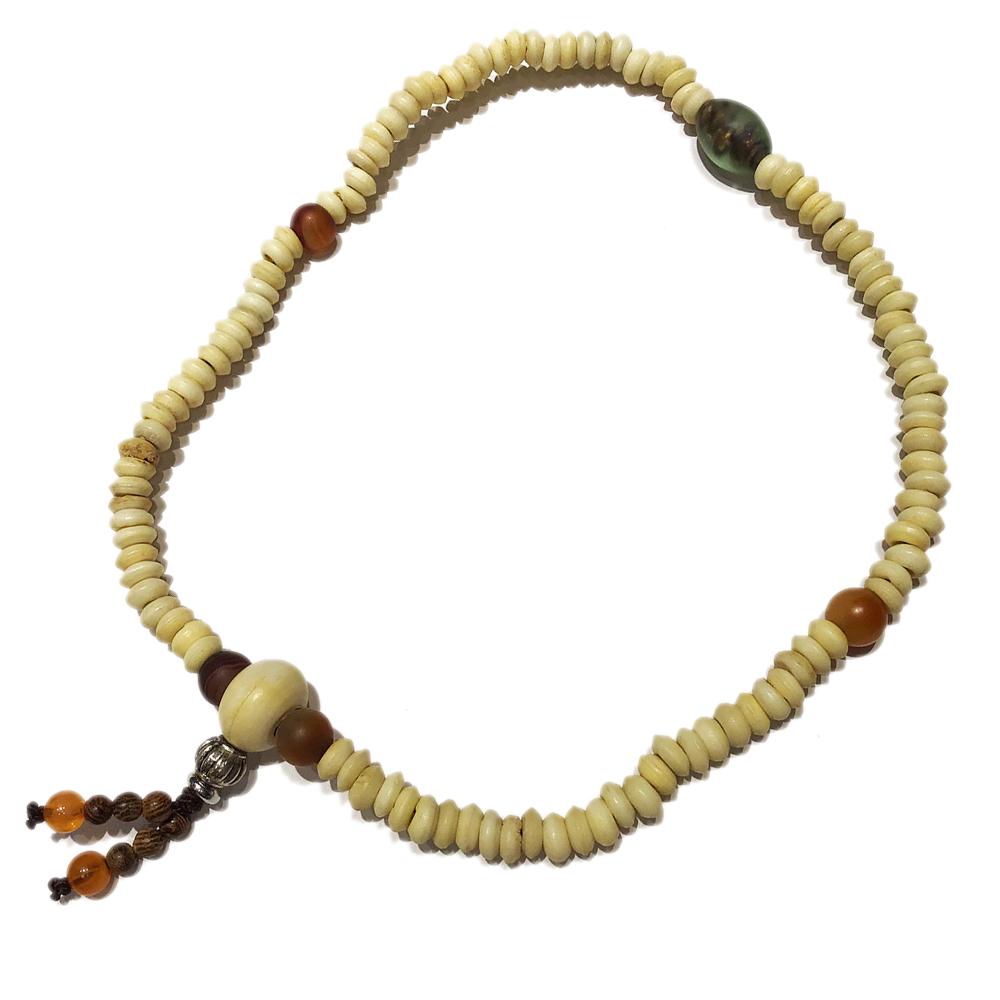 琉璃+椰殼108念珠7*3mm【十方】141082