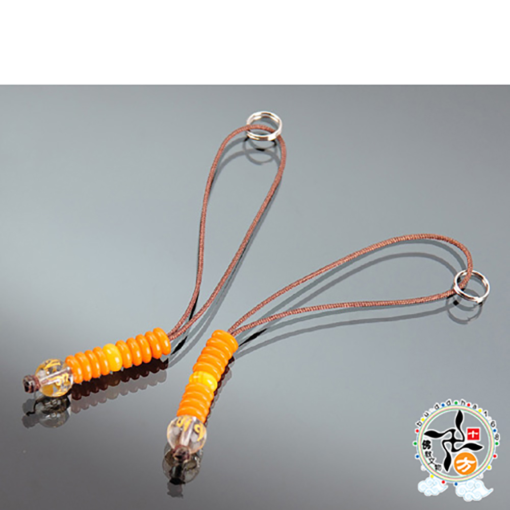 六字真言(紅玉髓)+蜜納計數珠【十方】140346