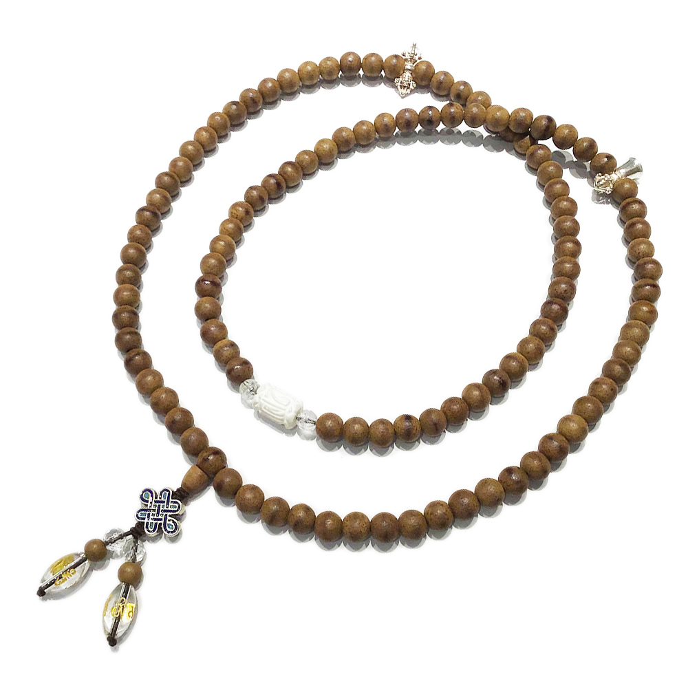 吉祥結+沉香木108念珠8mm【十方】141187