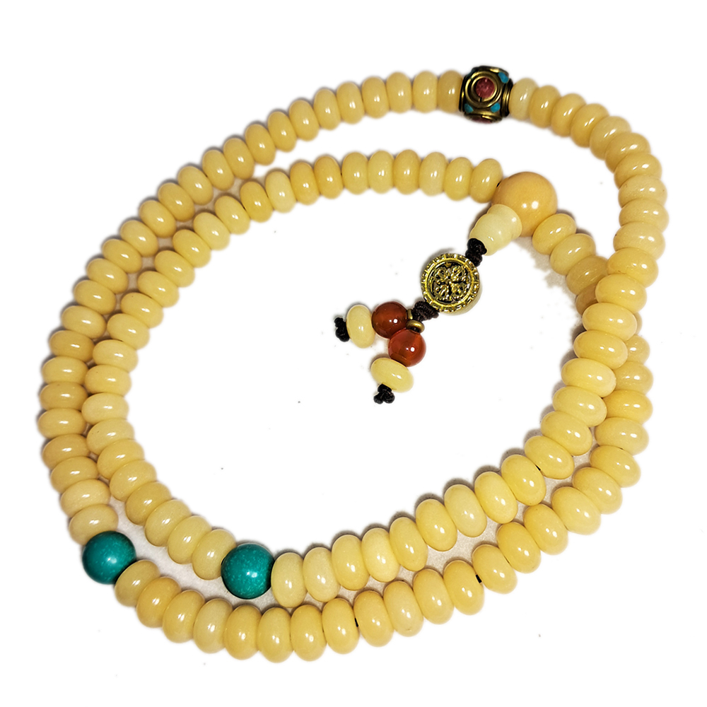 十字杵+菩提根108念珠4*8 mm【十方】142977