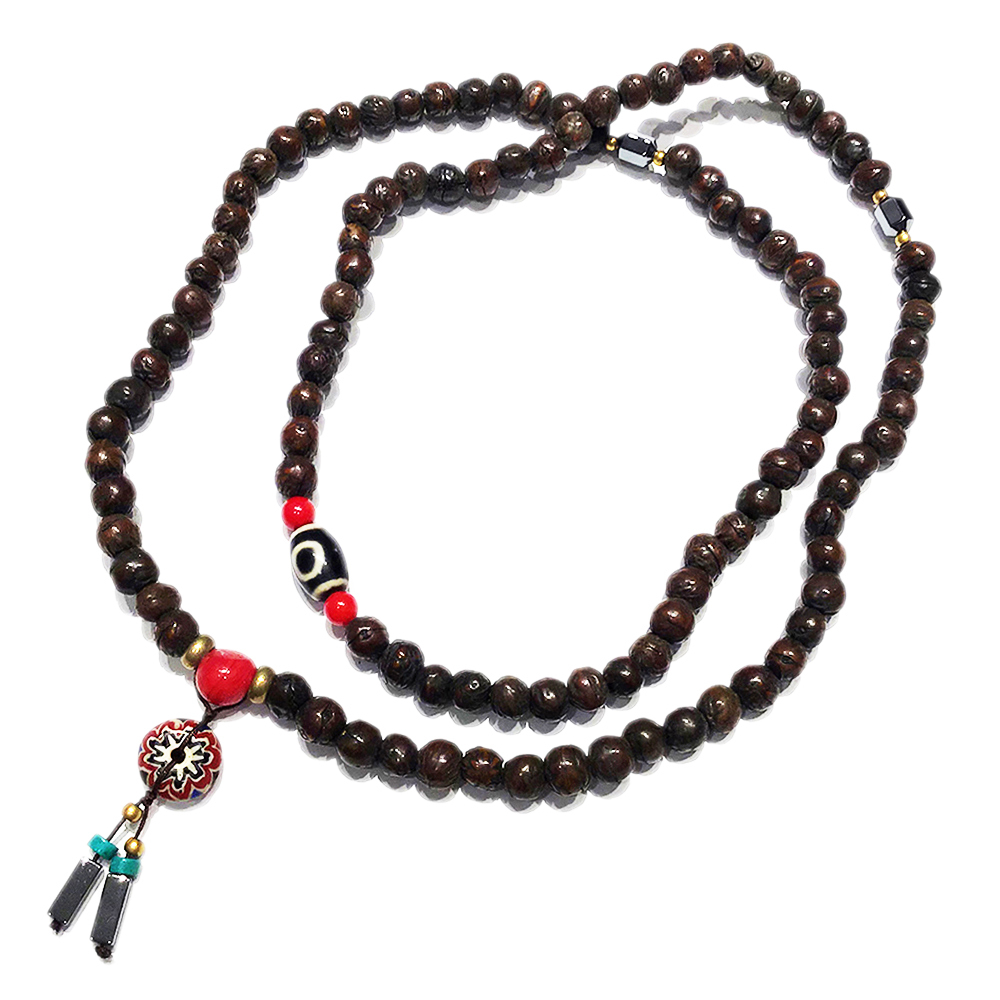 天眼珠+小鳳眼菩提108念珠7mm【十方】143370