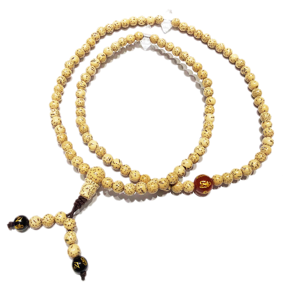 金剛杵{水晶}+星月菩提108念珠5mm【十方】143369