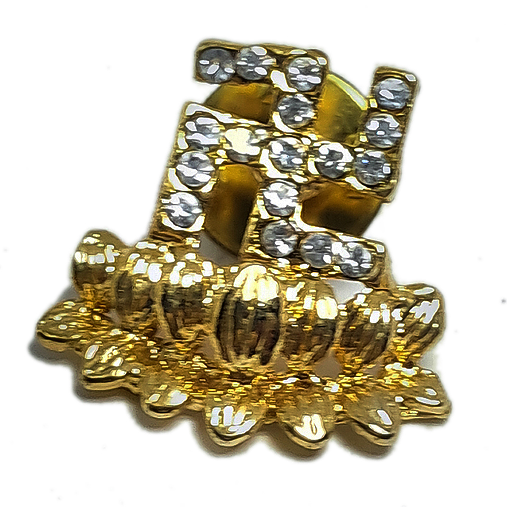 卍鑲鑽蓮花別針【十方】142852