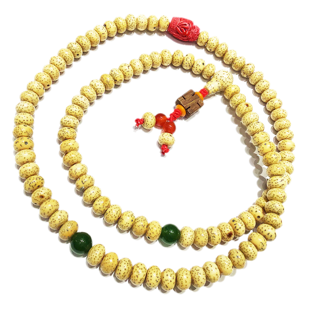 六字真言{硃砂}+星月菩提108念珠5*8mm【十方】143235