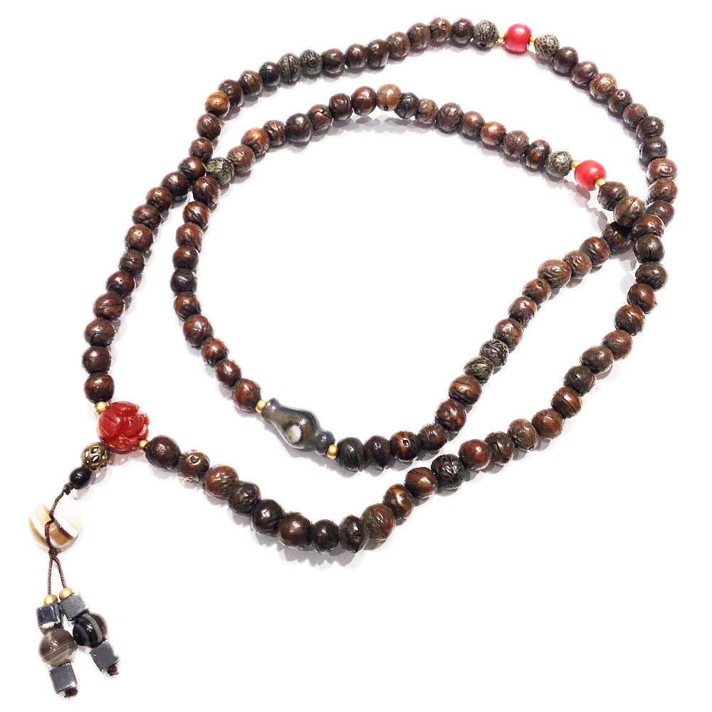 寶瓶+西藏小鳳眼108念珠7mm【十方】143961