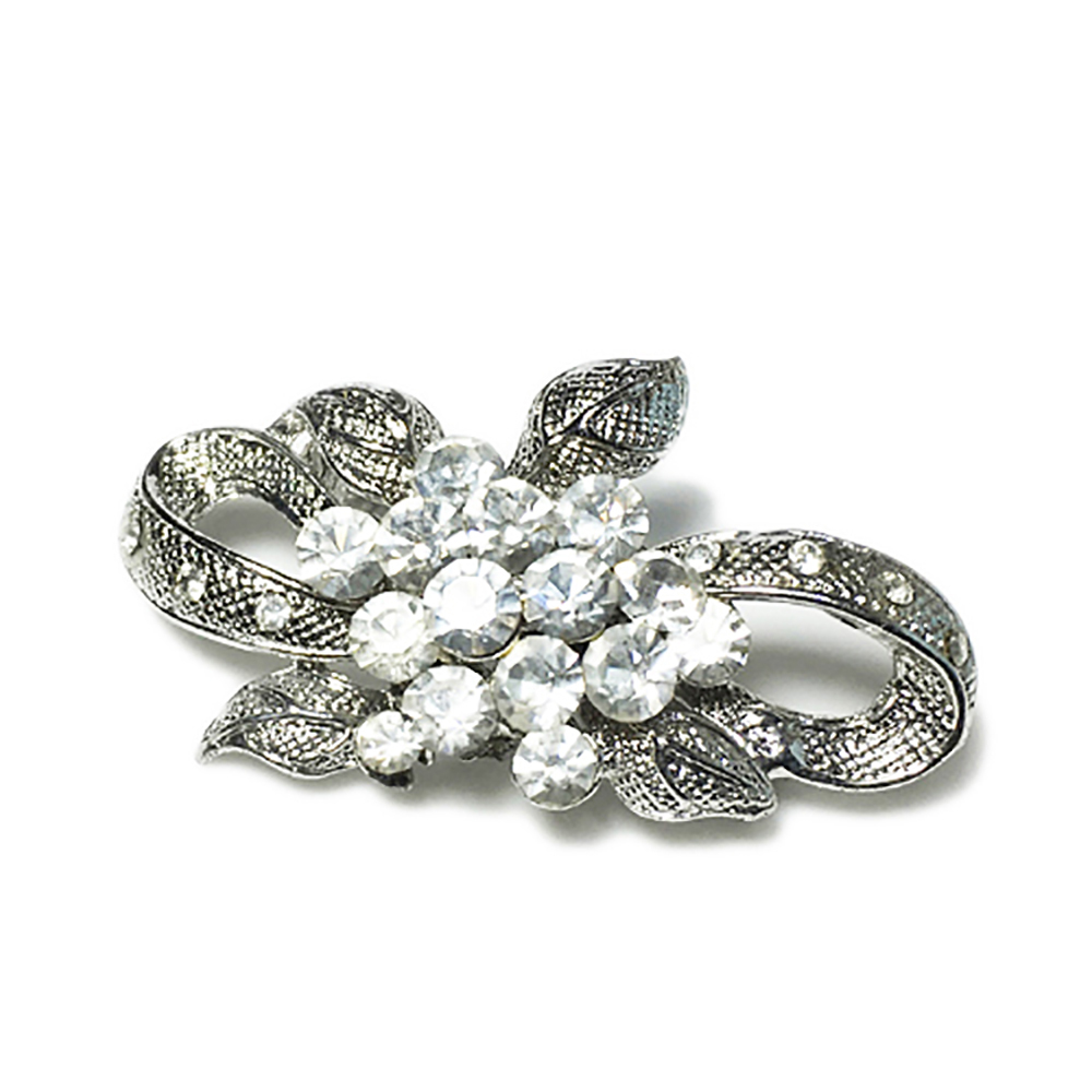 鑲鑽典雅別針 4.5*2 公分【十方】144177