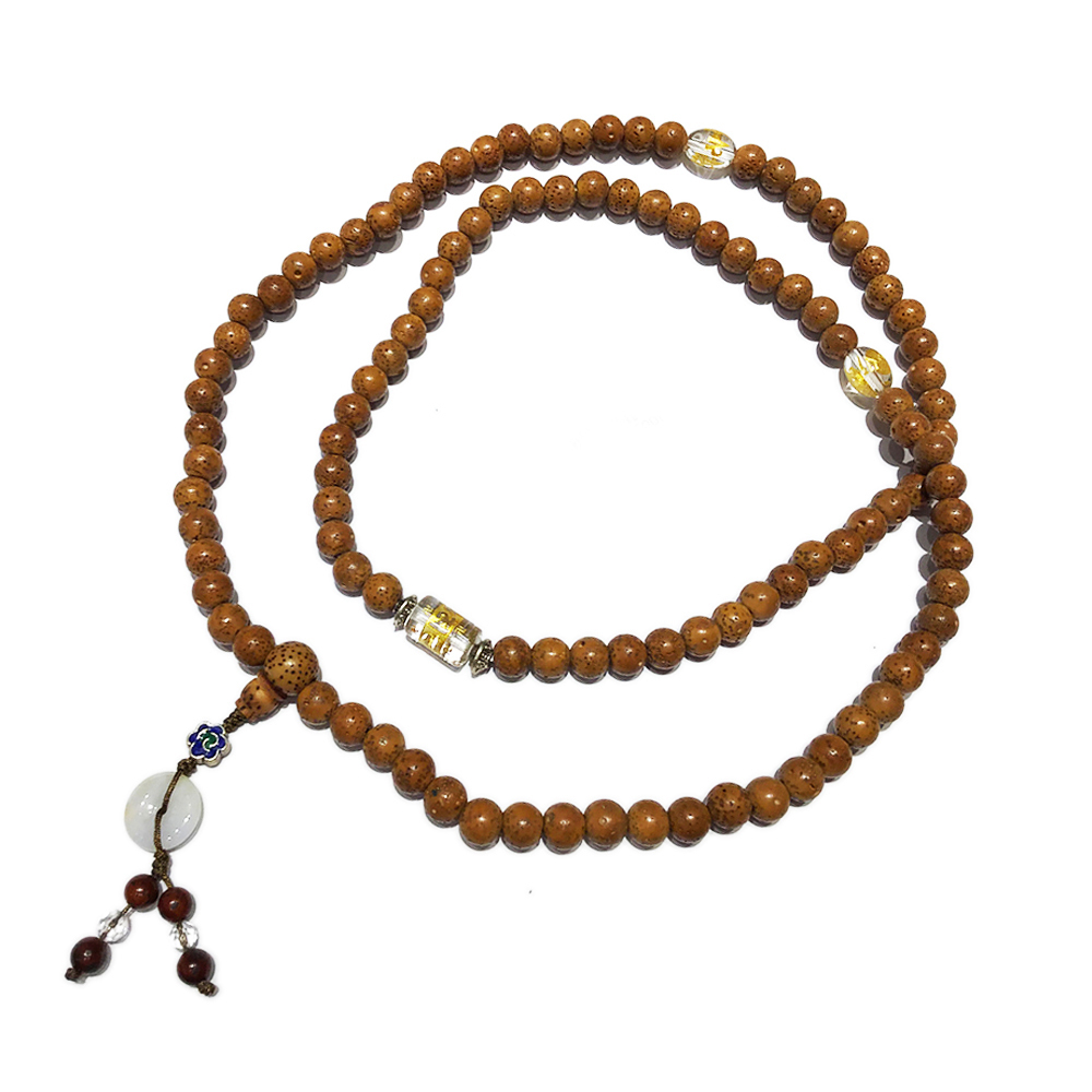 平安扣+星月菩提108念珠6mm【十方】146603