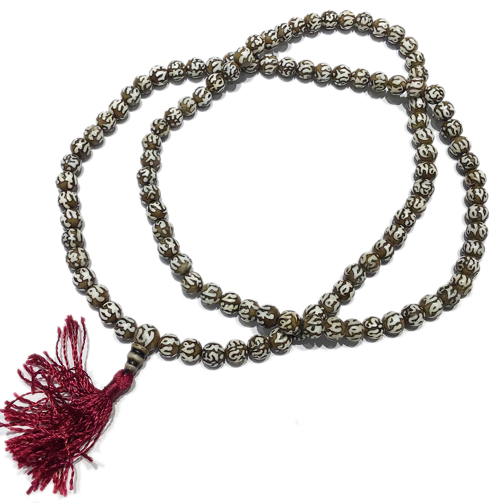 六字真言&老硨磲108念珠8mm【十方】145851