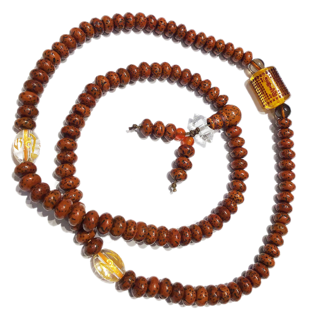 金剛杵心經老星月菩提108念珠 4 mm【十方】146459