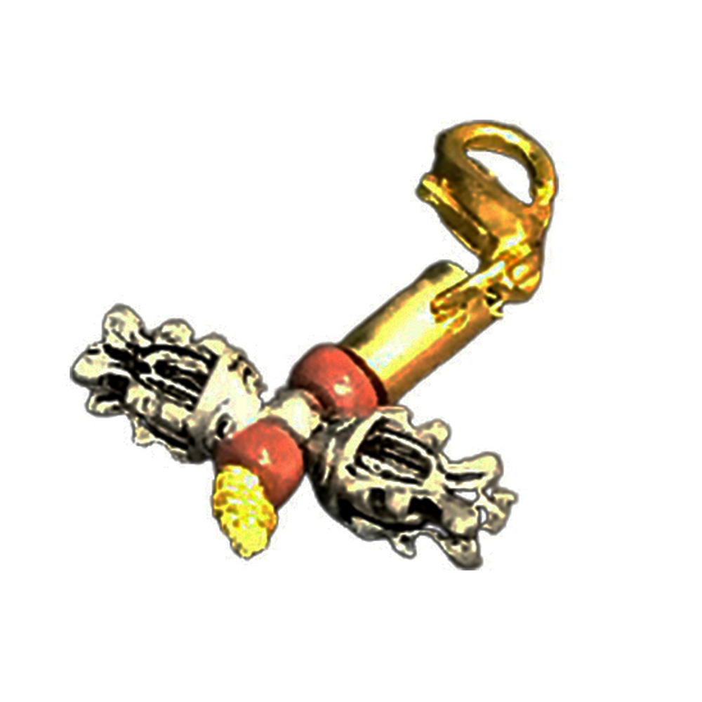 蓮花金剛杵1.5公分 念珠夾【十方】146893